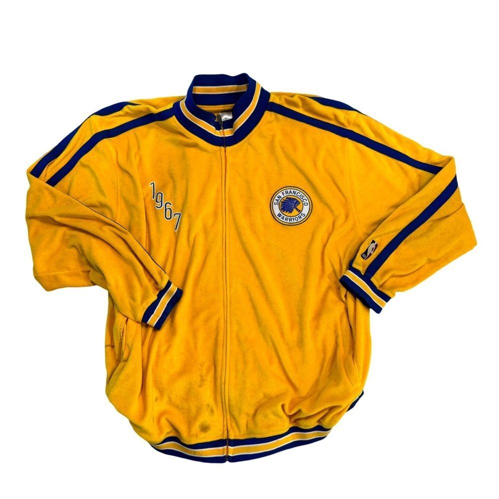 Men’s Vintage San Francisco warriors jacket 3XL Damged